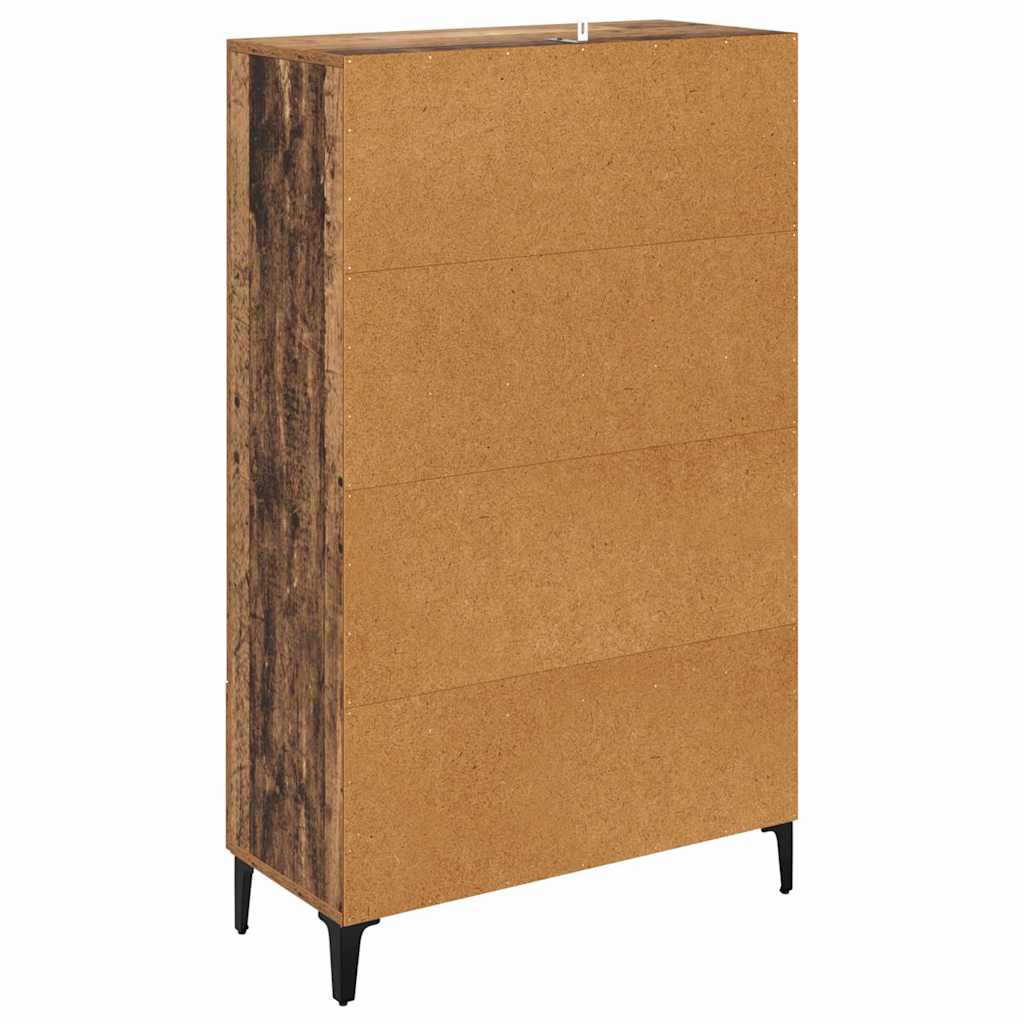 Highboard Old Wood 70 x 31 x 115 cm Engineered Wood and Iron