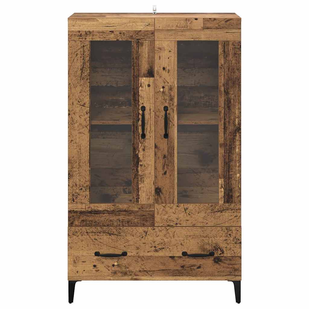 Highboard Old Wood 70 x 31 x 115 cm Engineered Wood and Iron
