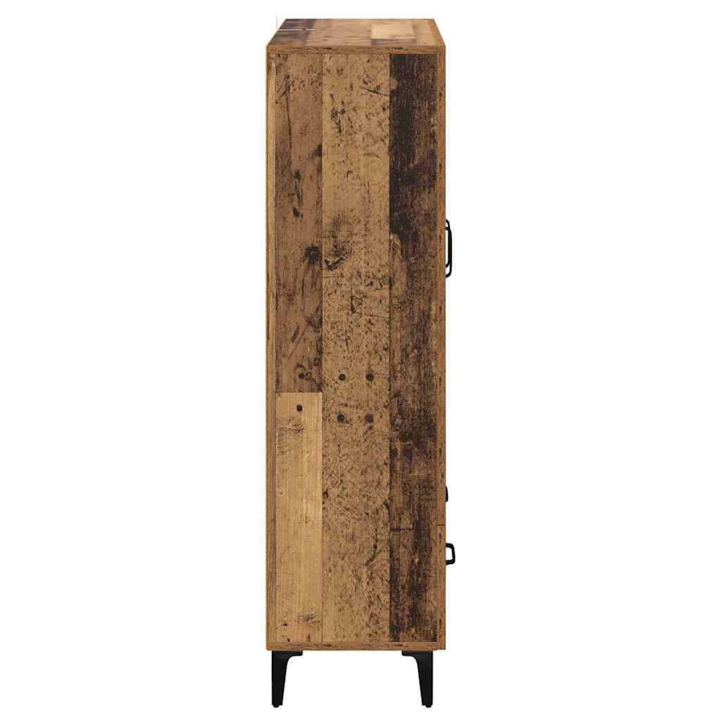 Highboard Old Wood 70 x 31 x 115 cm Engineered Wood and Iron