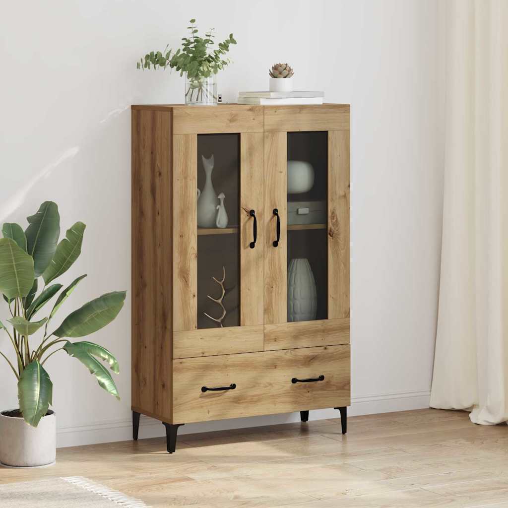 Highboard Artisan Oak 70 x 31 x 115 cm Engineered Wood and Iron