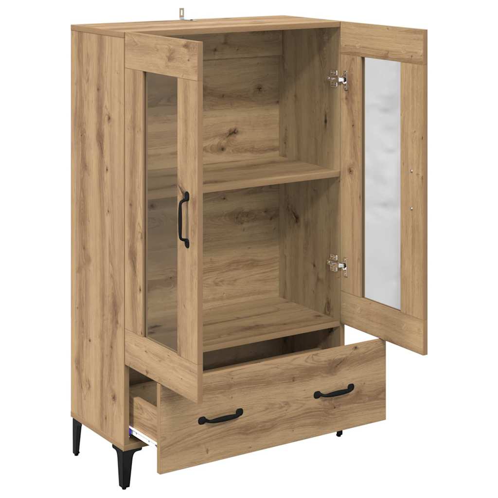 Highboard Artisan Oak 70 x 31 x 115 cm Engineered Wood and Iron