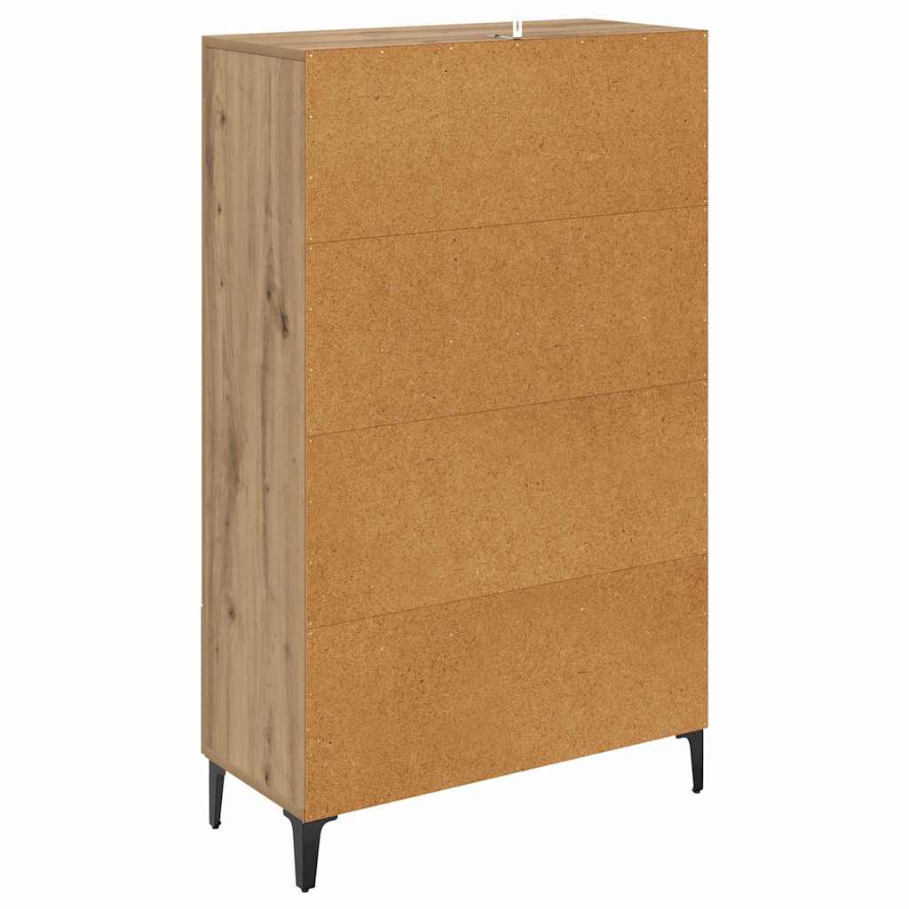 Highboard Artisan Oak 70 x 31 x 115 cm Engineered Wood and Iron