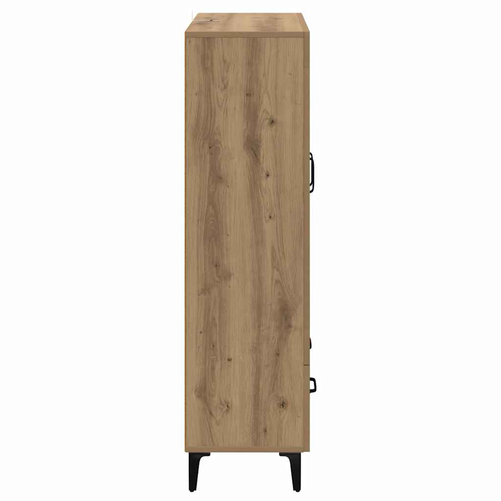 Highboard Artisan Oak 70 x 31 x 115 cm Engineered Wood and Iron