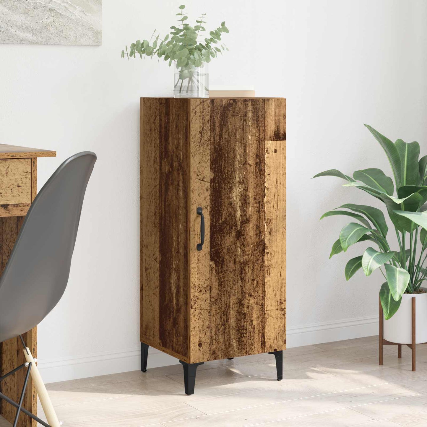Sideboard Old Wood 34.5 x 34 x 90 cm Engineered Wood