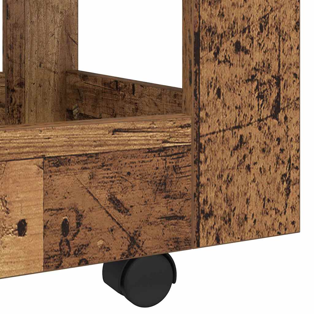 Desk Trolley Old Wood 60 x 45 x 60 cm Engineered Wood