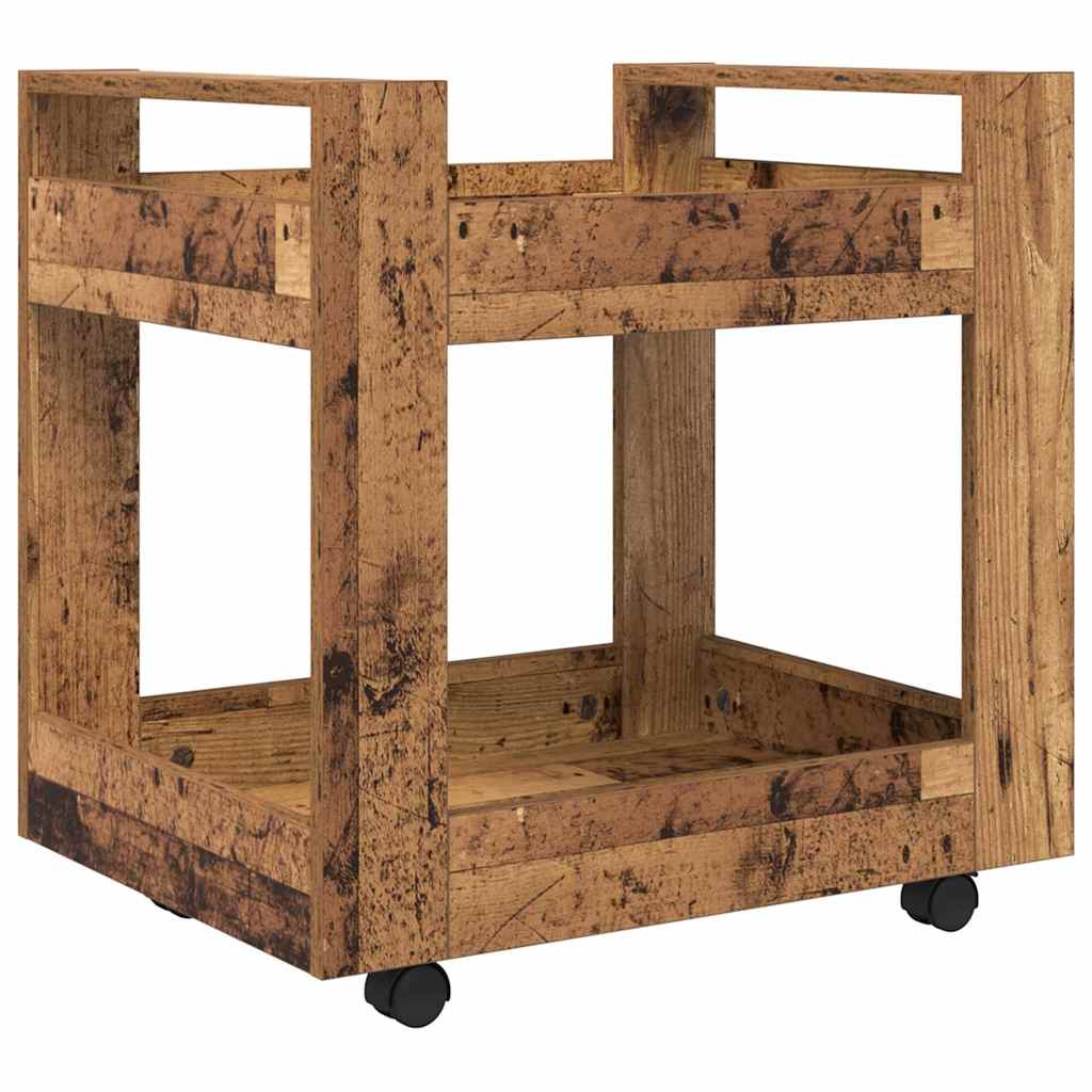 Desk Trolley Old Wood 60 x 45 x 60 cm Engineered Wood