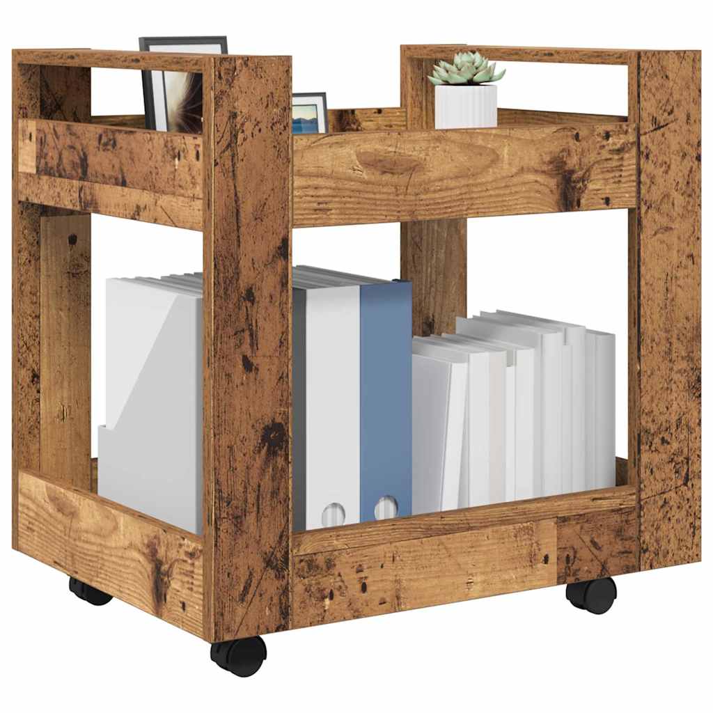Desk Trolley Old Wood 60 x 45 x 60 cm Engineered Wood