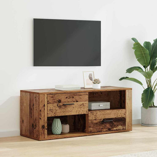 TV Cabinet 100 x 35 x 40 cm Old Wood Engineered Wood