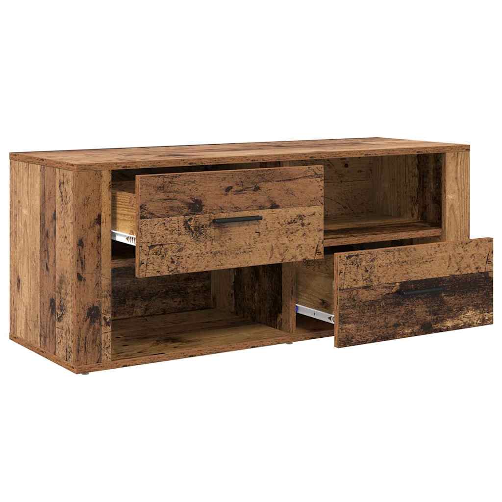 TV Cabinet Old Wood 100 x 35 x 40 cm Engineered Wood