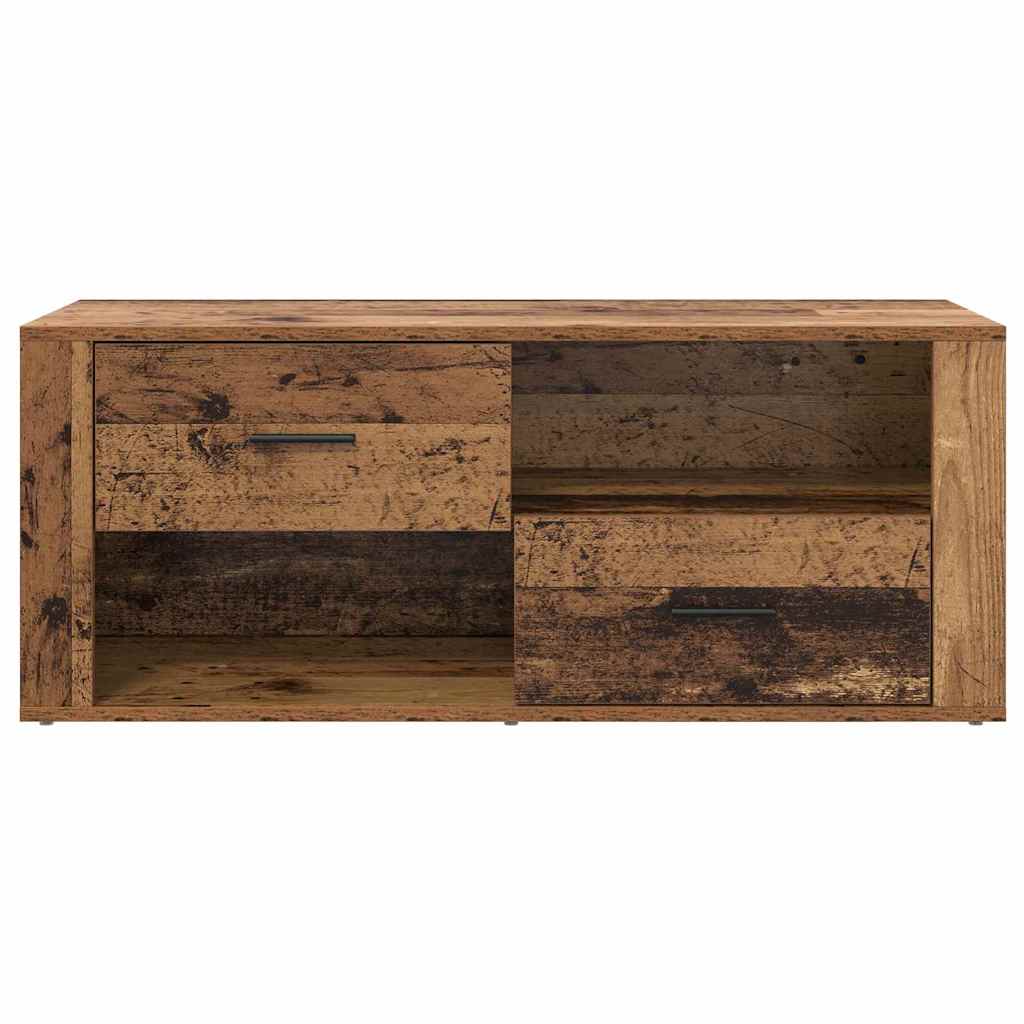 TV Cabinet Old Wood 100 x 35 x 40 cm Engineered Wood