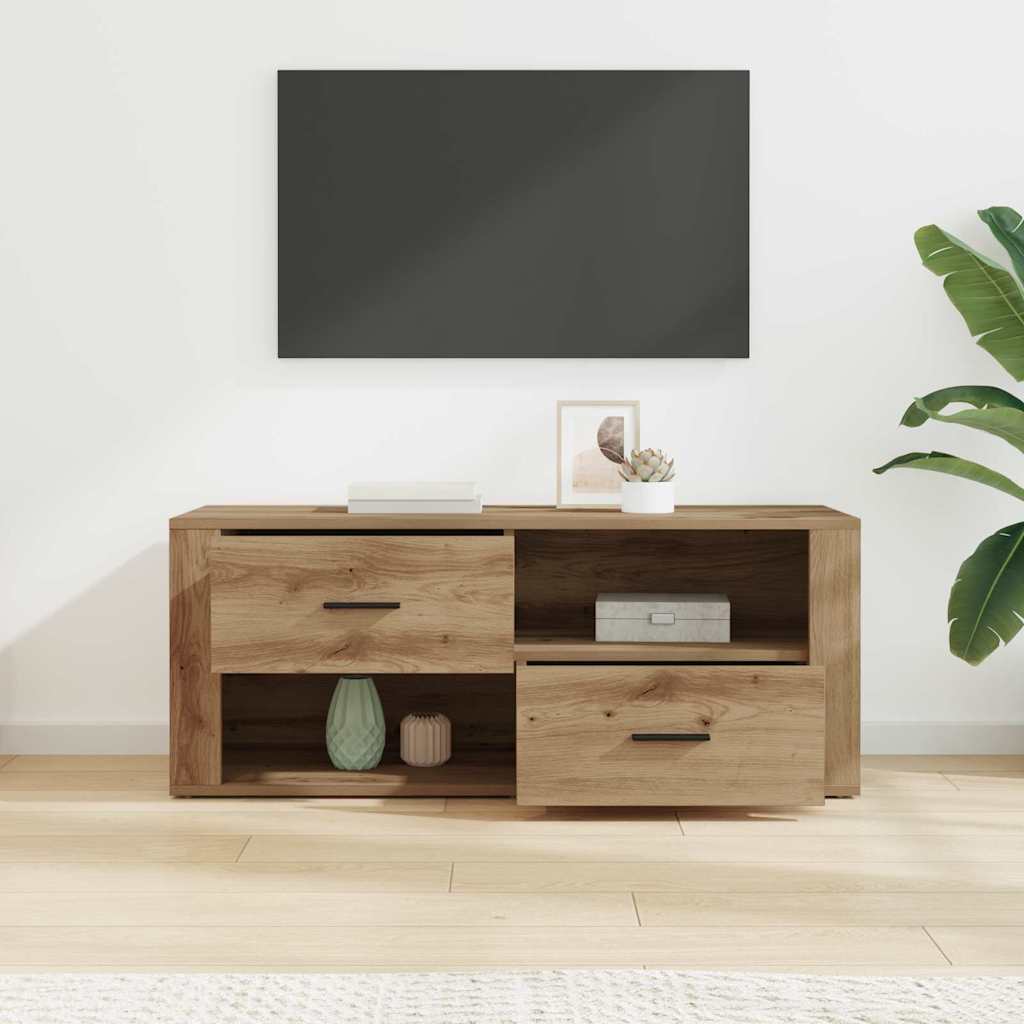 TV Cabinet 100 x 35 x 40 cm Artisan Oak Engineered Wood