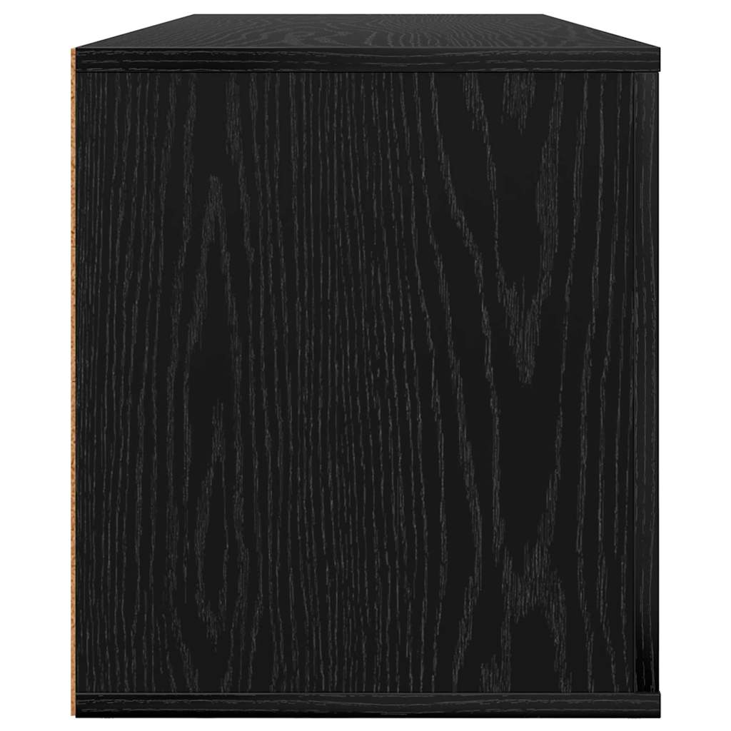 TV Cabinet Black Oak 100 x 35 x 40 cm Engineered Wood