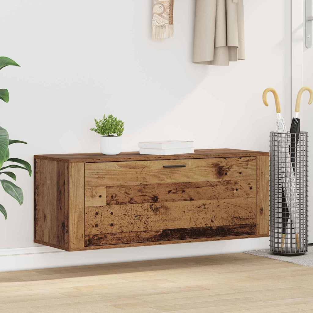 Shoe Cabinet Old wood 100 x 35 x 38 cm Engineered wood