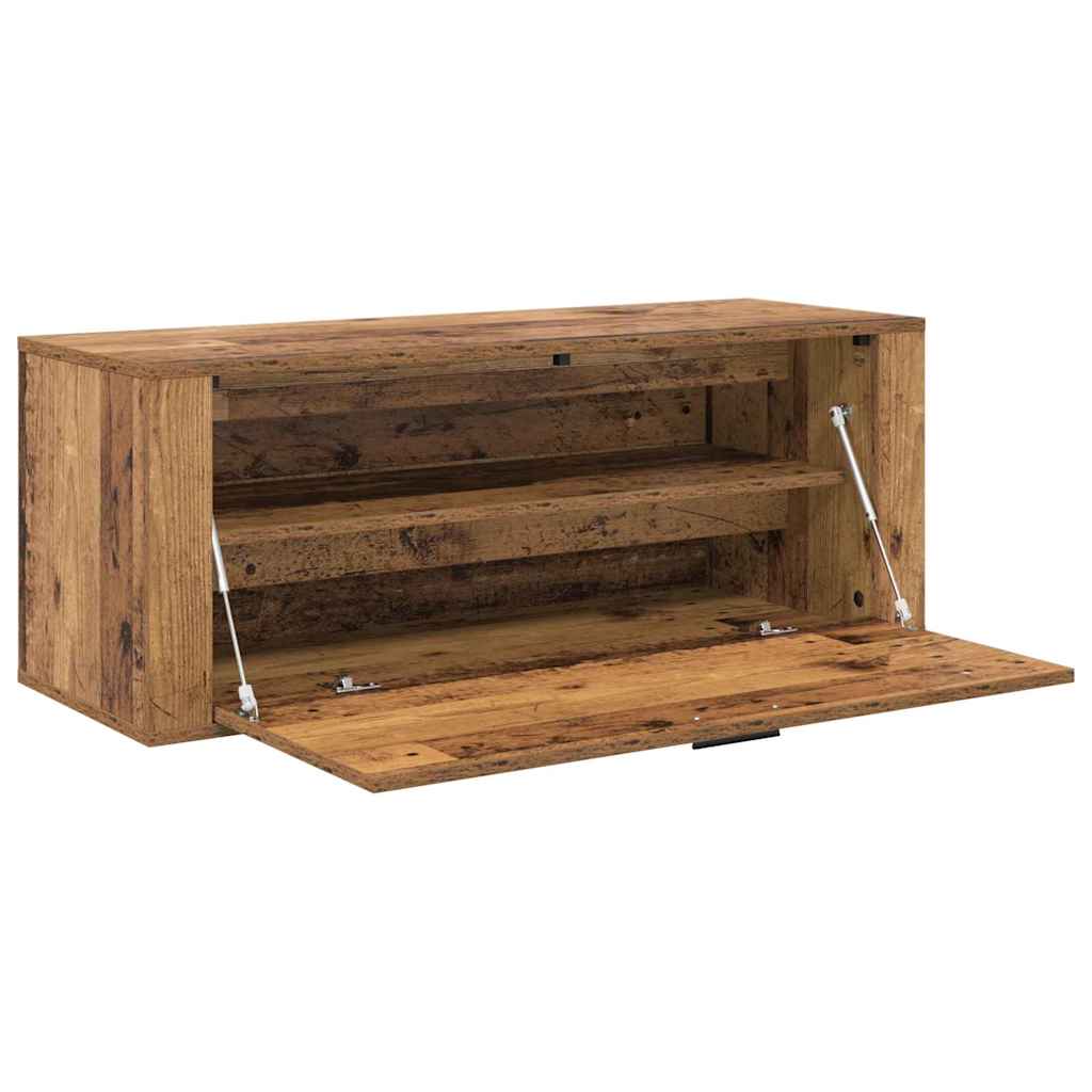 Shoe Cabinet Old wood 100 x 35 x 38 cm Engineered wood