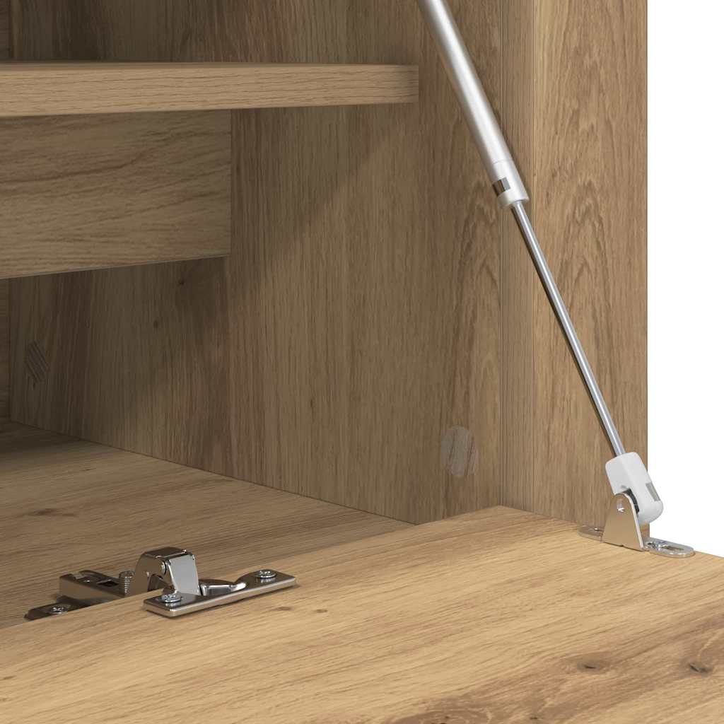 Shoe Cabinet 100 x 35 x 38 cm Engineered Wood Artisan Oak