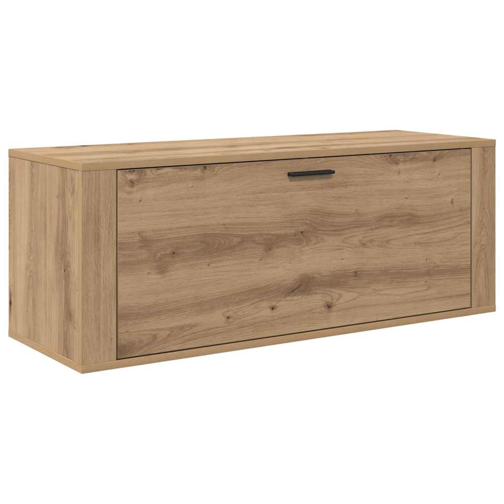 Shoe Cabinet 100 x 35 x 38 cm Engineered Wood Artisan Oak