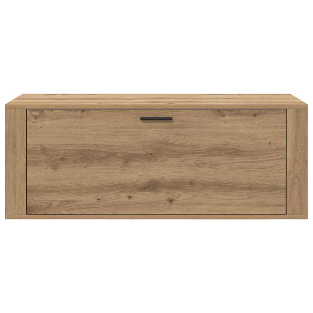 Shoe Cabinet 100 x 35 x 38 cm Engineered Wood Artisan Oak
