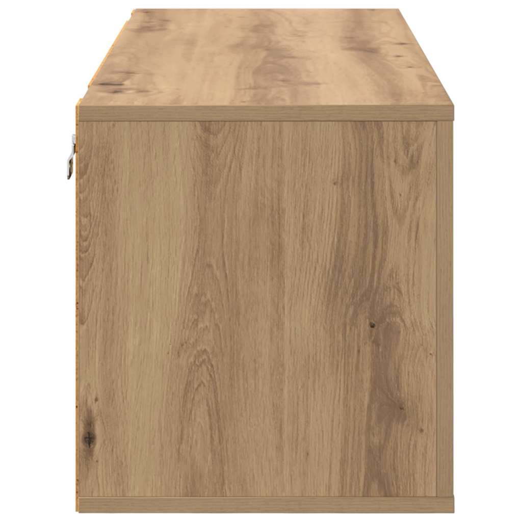 Shoe Cabinet 100 x 35 x 38 cm Engineered Wood Artisan Oak