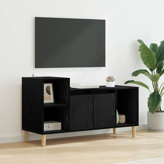 TV Cabinet 100 x 35 x 55 cm Black Oak Engineered Wood