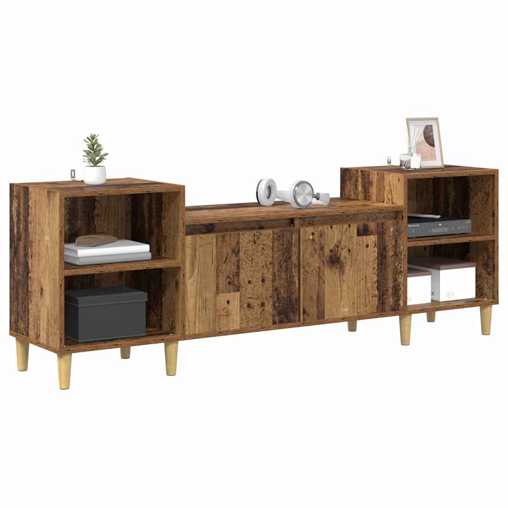 TV Cabinet Old Wood 160 x 35 x 55 cm Engineered Wood