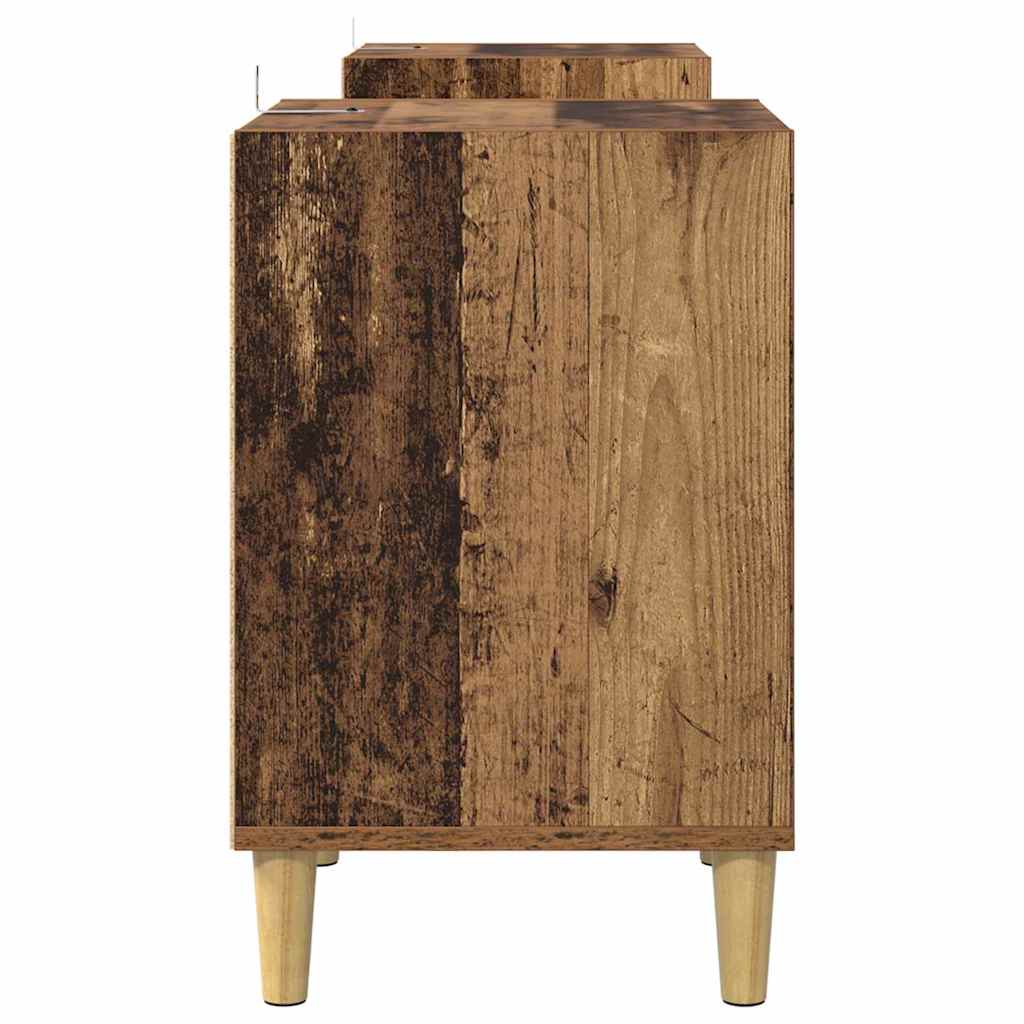 TV Cabinet Old Wood 160 x 35 x 55 cm Engineered Wood
