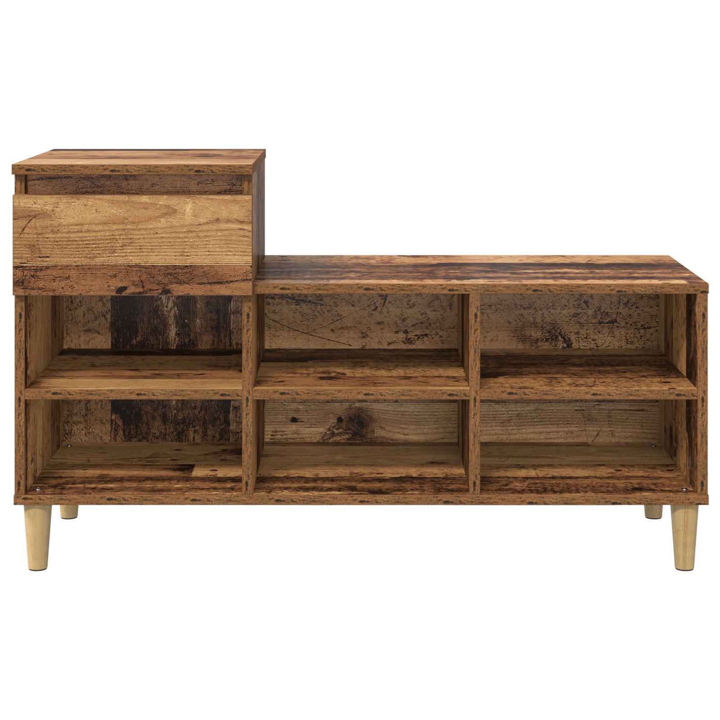 Shoe Cabinet Old Wood 102 x 36 x 60 cm Engineered Wood