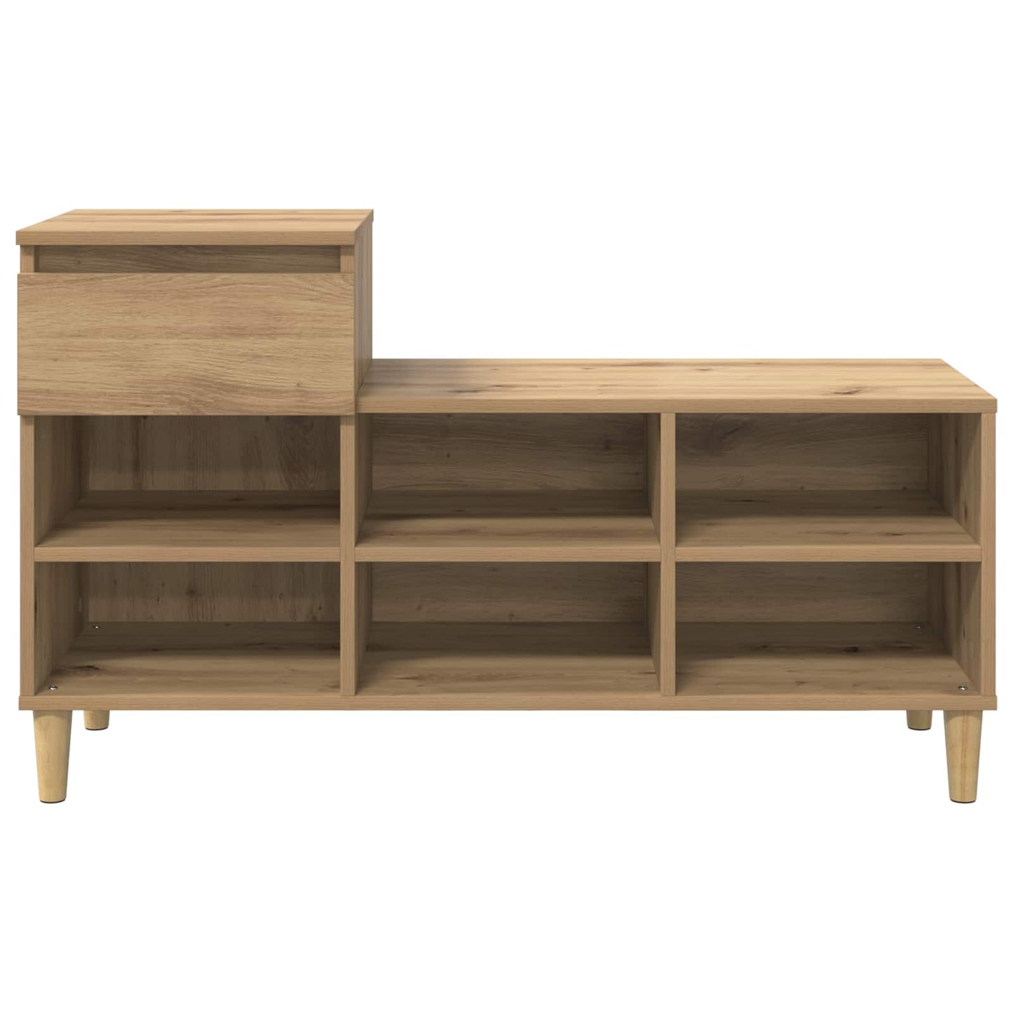 Shoe Cabinet Artisan Oak 102 x 36 x 60 cm Engineered Wood
