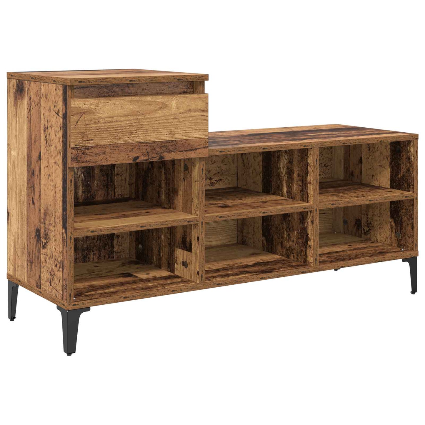 Shoe Cabinet Old wood 102 x 36 x 60 cm Engineered wood