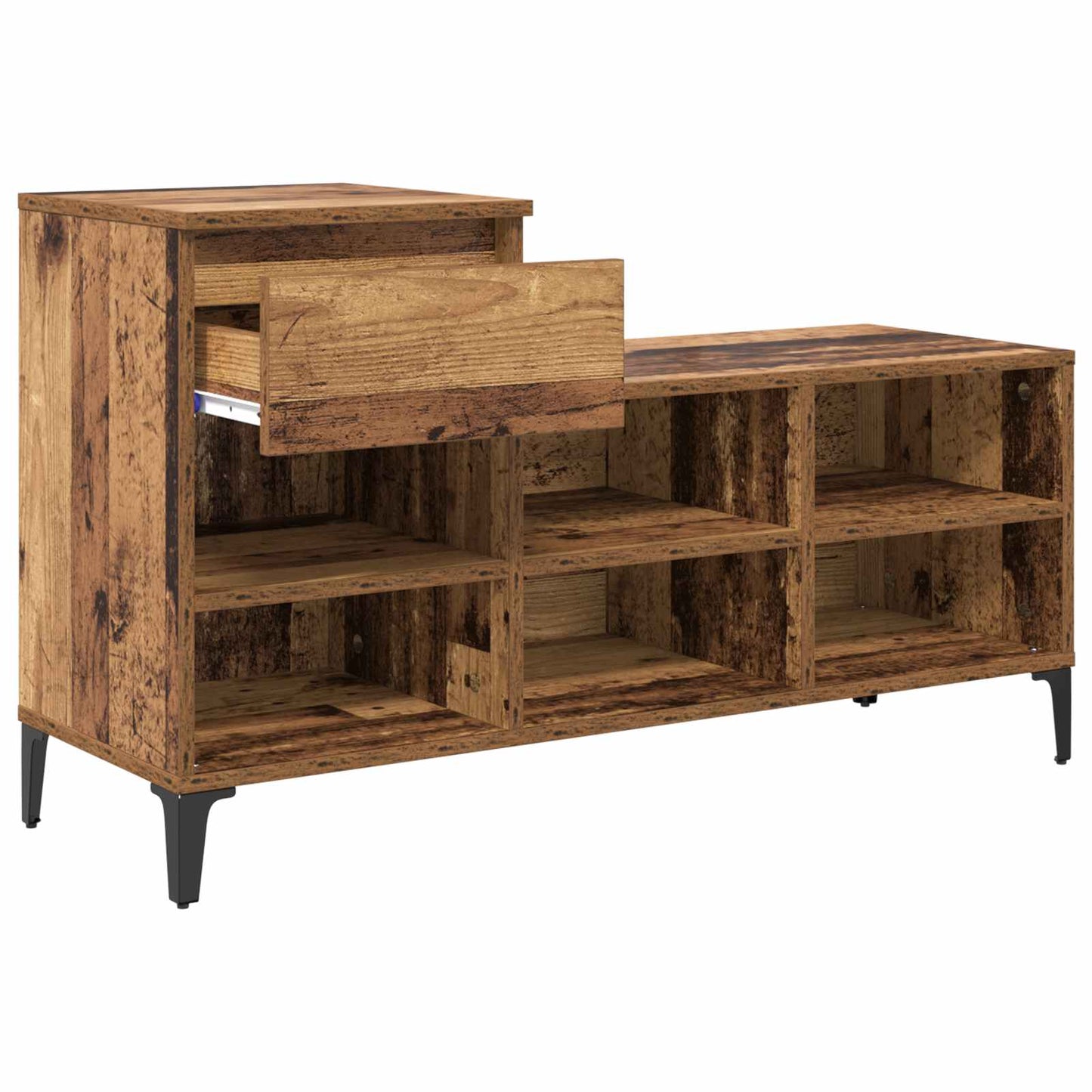 Shoe Cabinet Old wood 102 x 36 x 60 cm Engineered wood