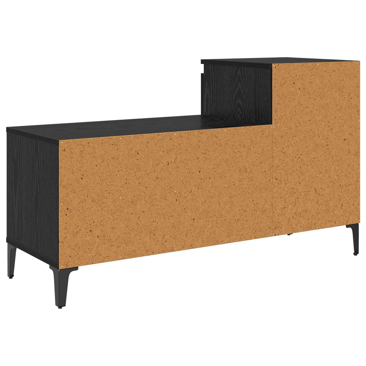 Shoe Cabinet Black oak 102 x 36 x 60 cm Engineered wood