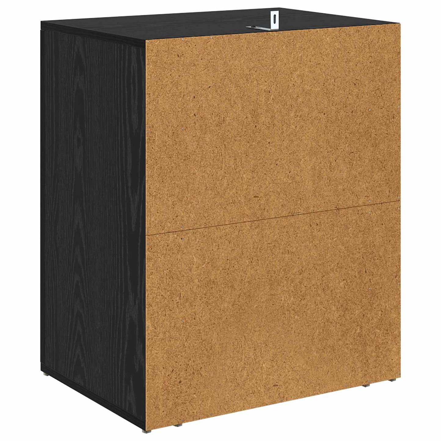 Bedside Cabinet Black Oak 35 x 50 x 60 cm Engineered Wood