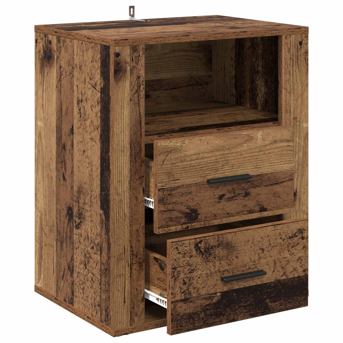 Bedside Cabinet Old Wood 35 x 50 x 60 cm Engineered Wood