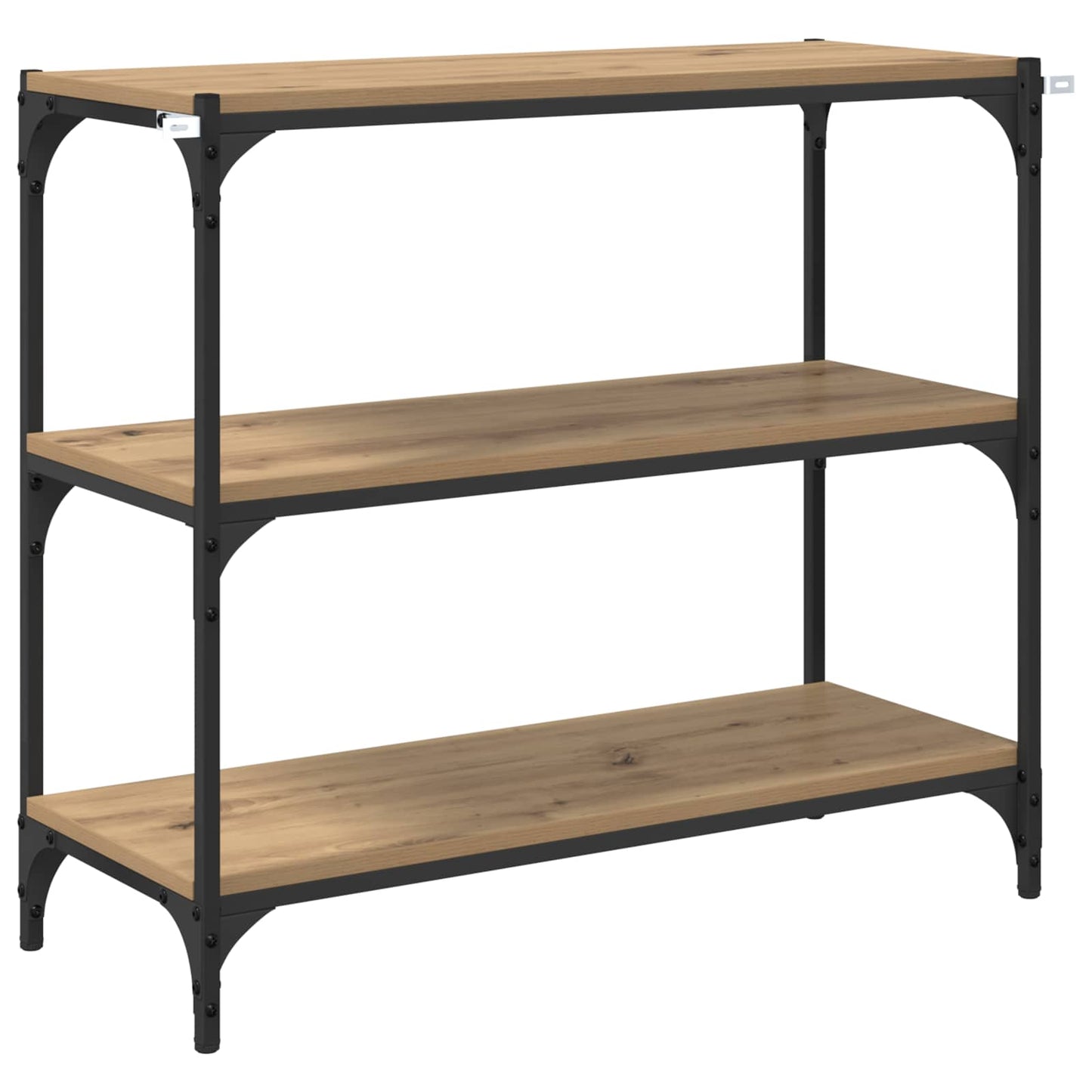 Book Cabinet 3-Tier 80 x 33 x 70.5 cm Engineered wood