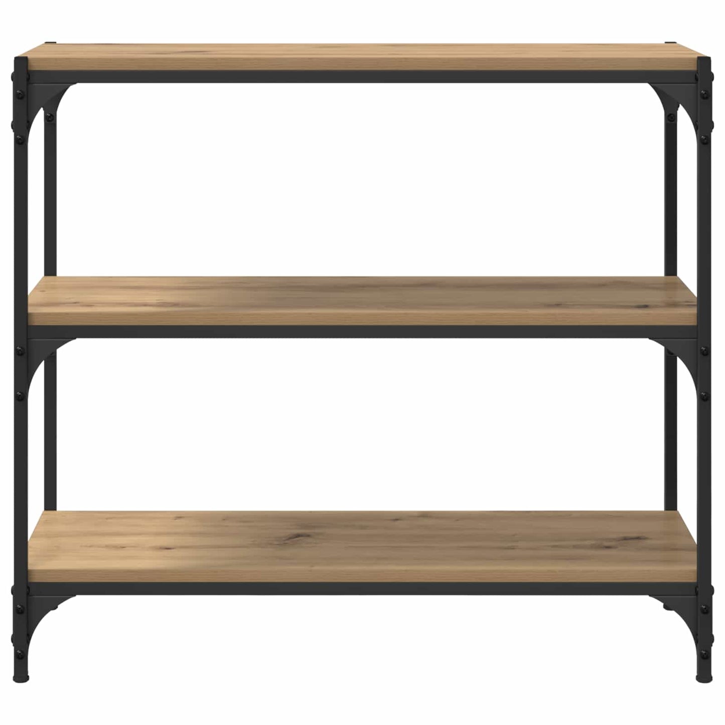 Book Cabinet 3-Tier 80 x 33 x 70.5 cm Engineered wood