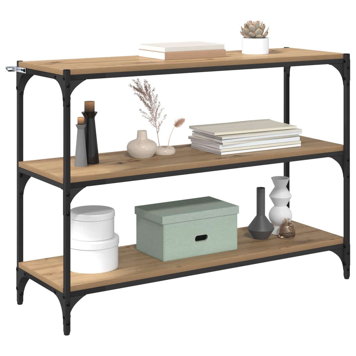 Book Cabinet 3-Tier 100 x 33 x 70.5 cm Engineered wood