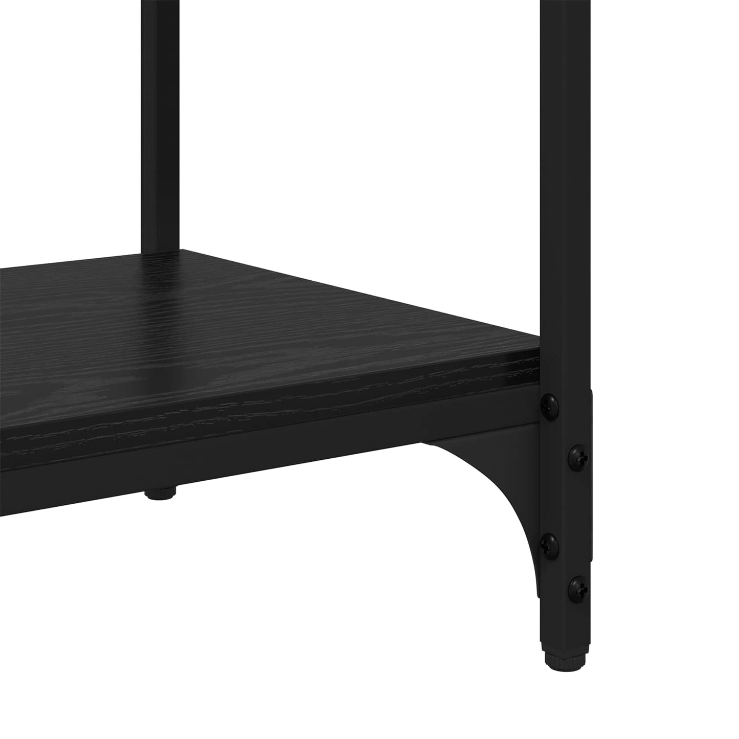 Book Cabinet Black oak 100 x 33 x 70.5 cm Engineered wood