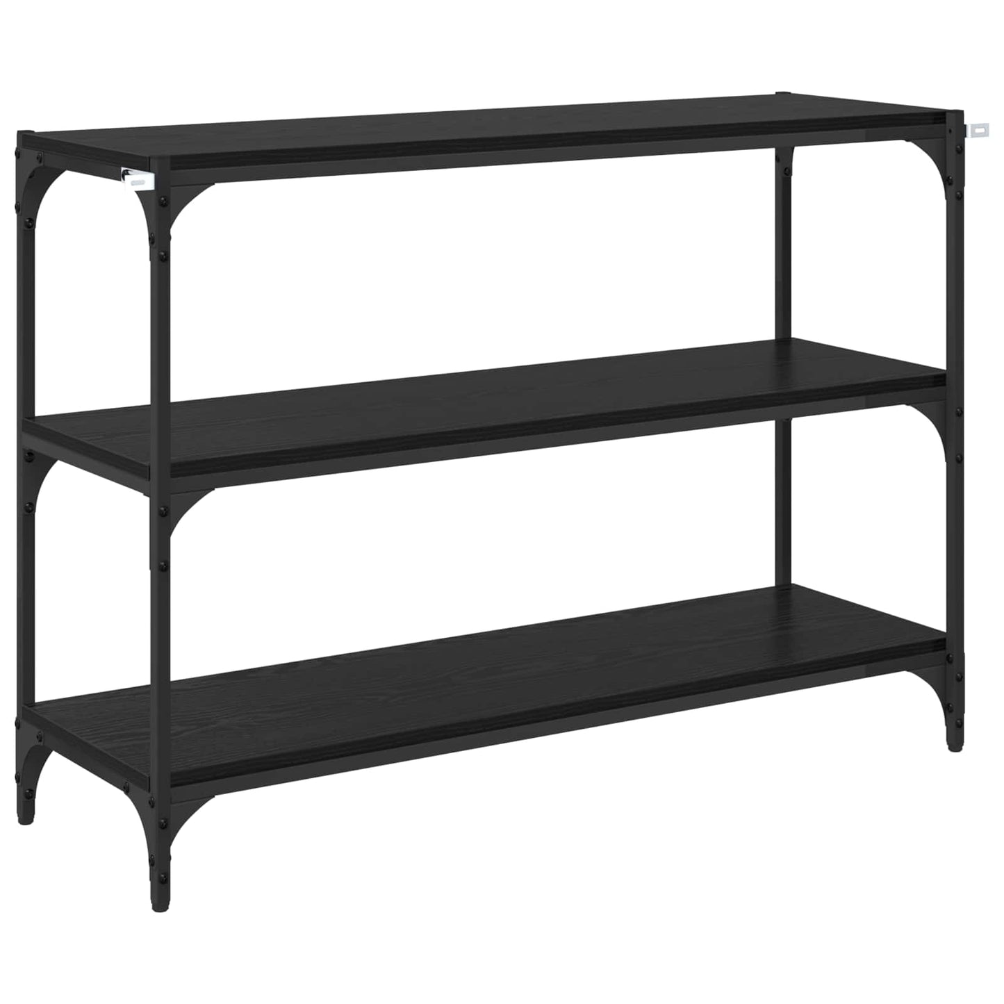 Book Cabinet Black oak 100 x 33 x 70.5 cm Engineered wood