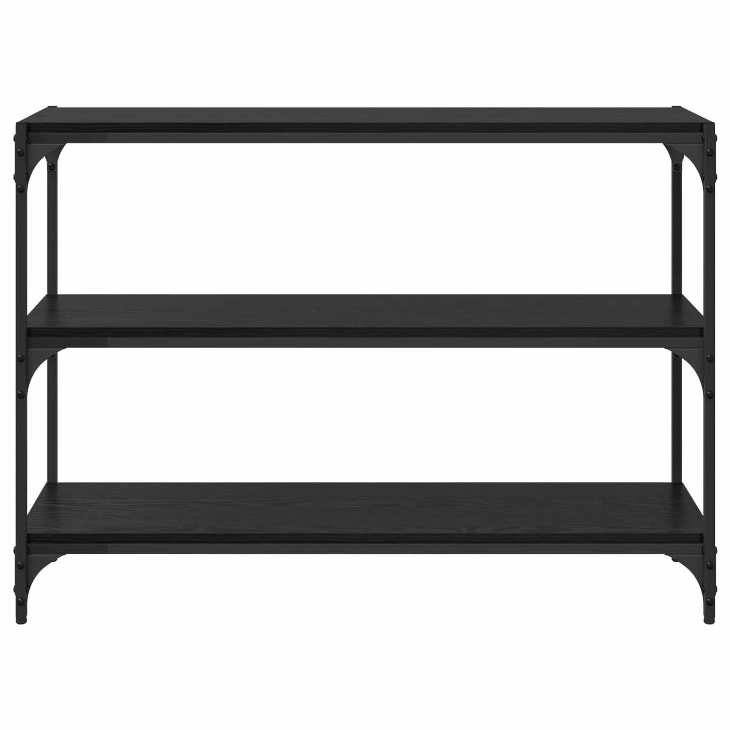 Book Cabinet Black oak 100 x 33 x 70.5 cm Engineered wood