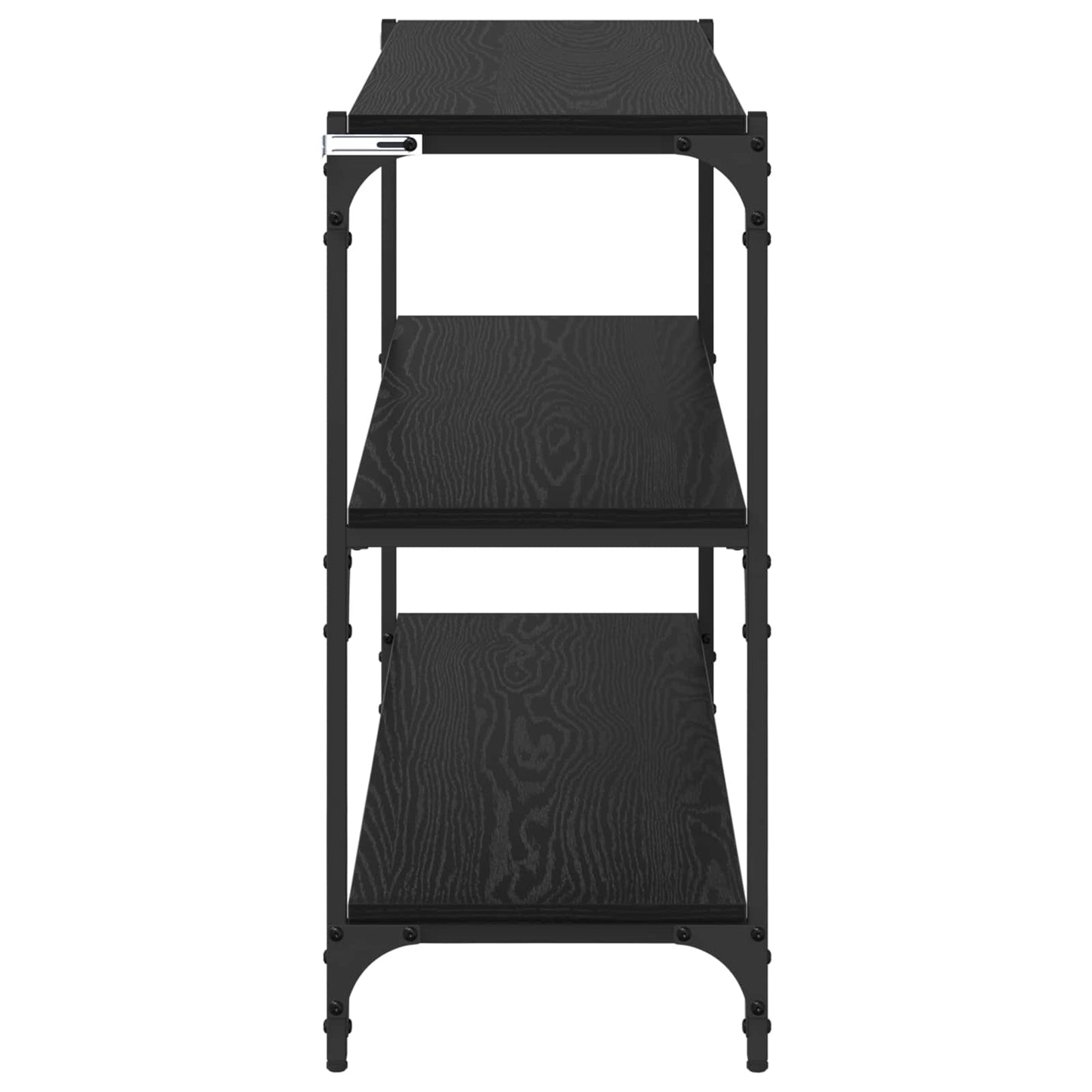 Book Cabinet Black oak 100 x 33 x 70.5 cm Engineered wood