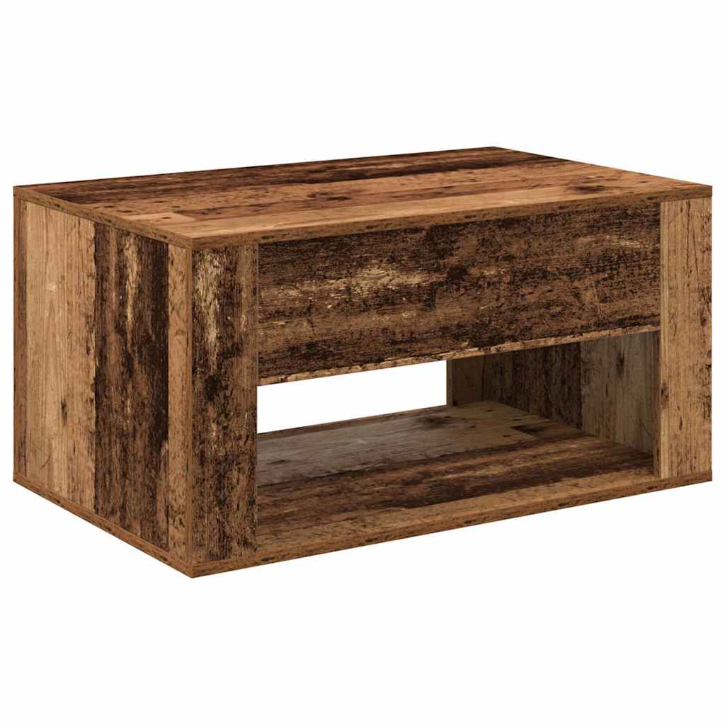 Coffee Table Old Wood 80 x 50 x 40 cm Engineered Wood