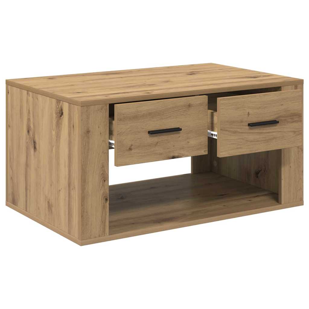 Coffee Table Artisan Oak 80 x 50 x 40 cm Engineered Wood