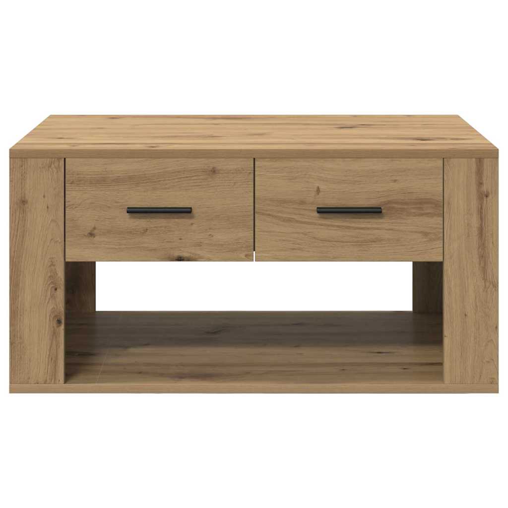 Coffee Table Artisan Oak 80 x 50 x 40 cm Engineered Wood