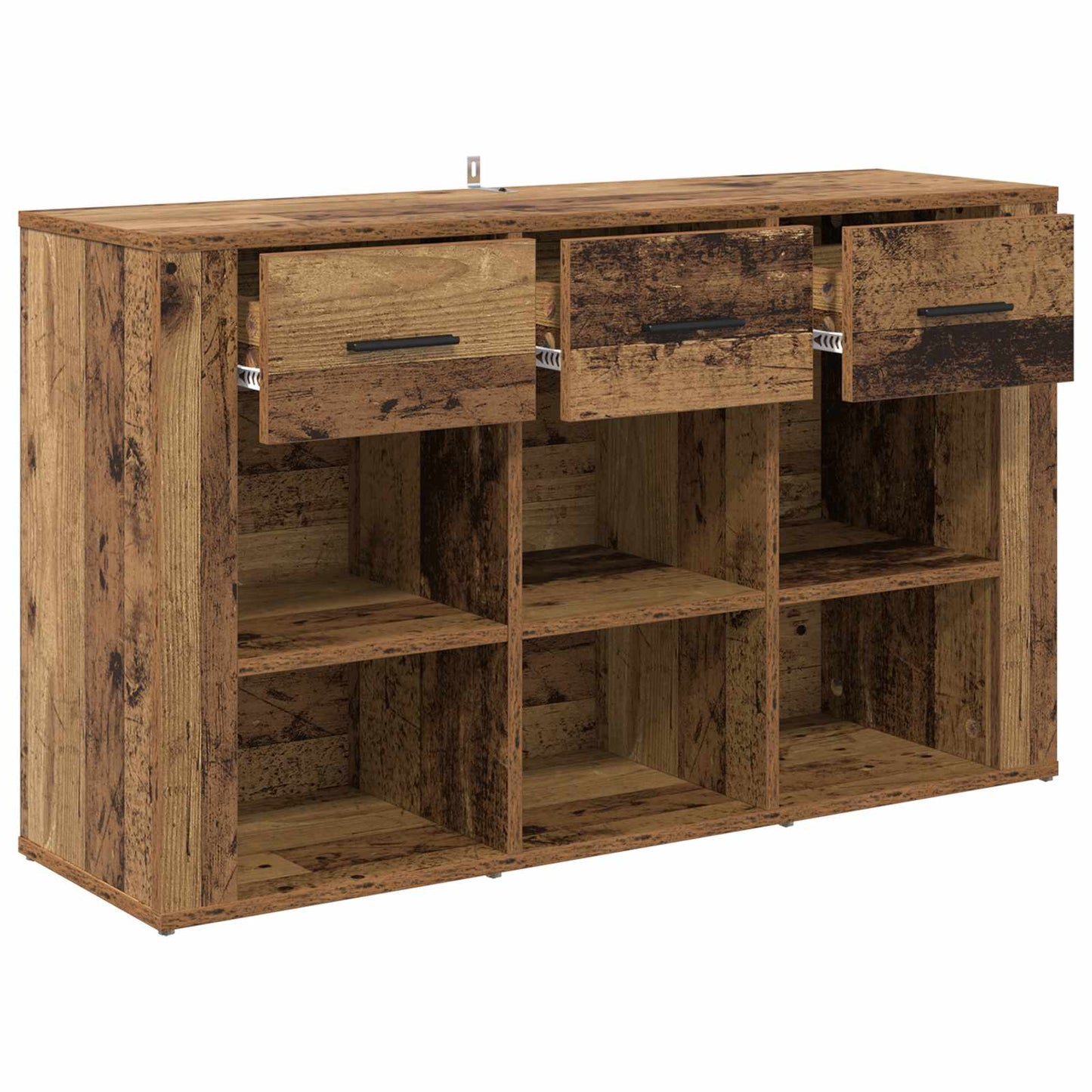 Sideboard Old Wood 100 x 30 x 59.5 cm Engineered Wood