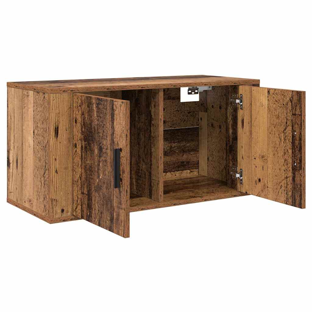 Wall Mounted TV Cabinet Wall-mounted Old Wood 80 x 34.5 x 40 cm