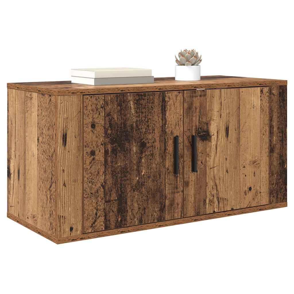 Wall Mounted TV Cabinet Wall-mounted Old Wood 80 x 34.5 x 40 cm