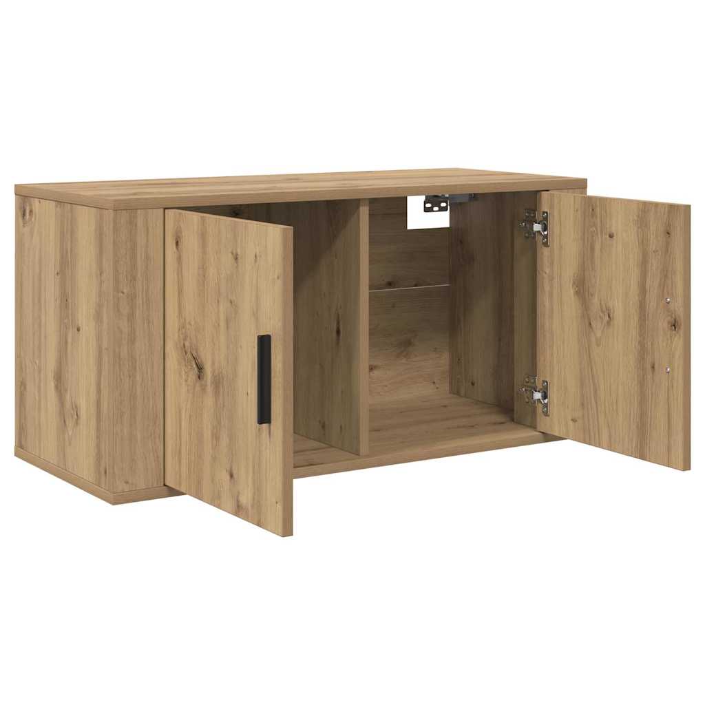 80 x 34.5 x 40 cm Artisan Oak Engineered Wood