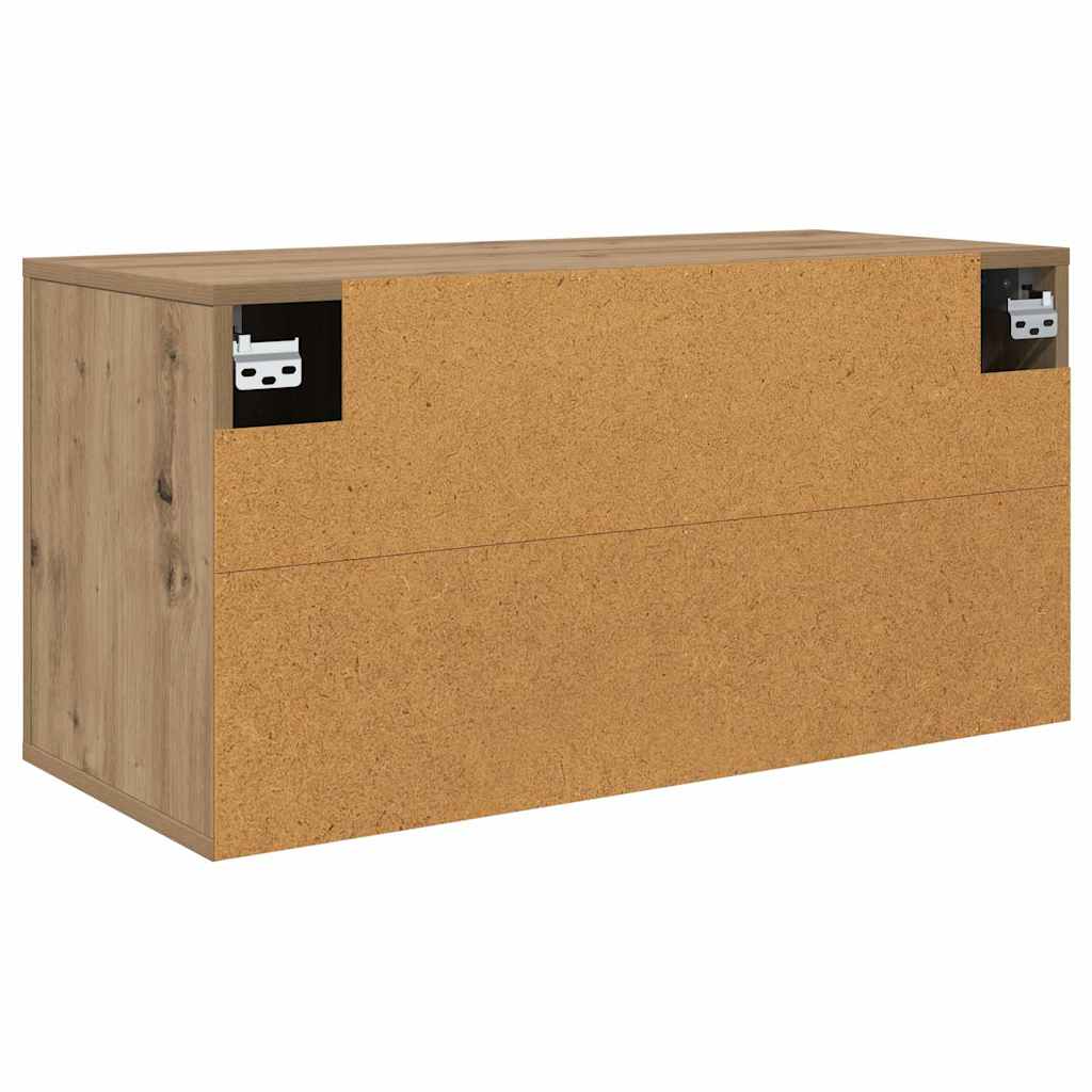 80 x 34.5 x 40 cm Artisan Oak Engineered Wood