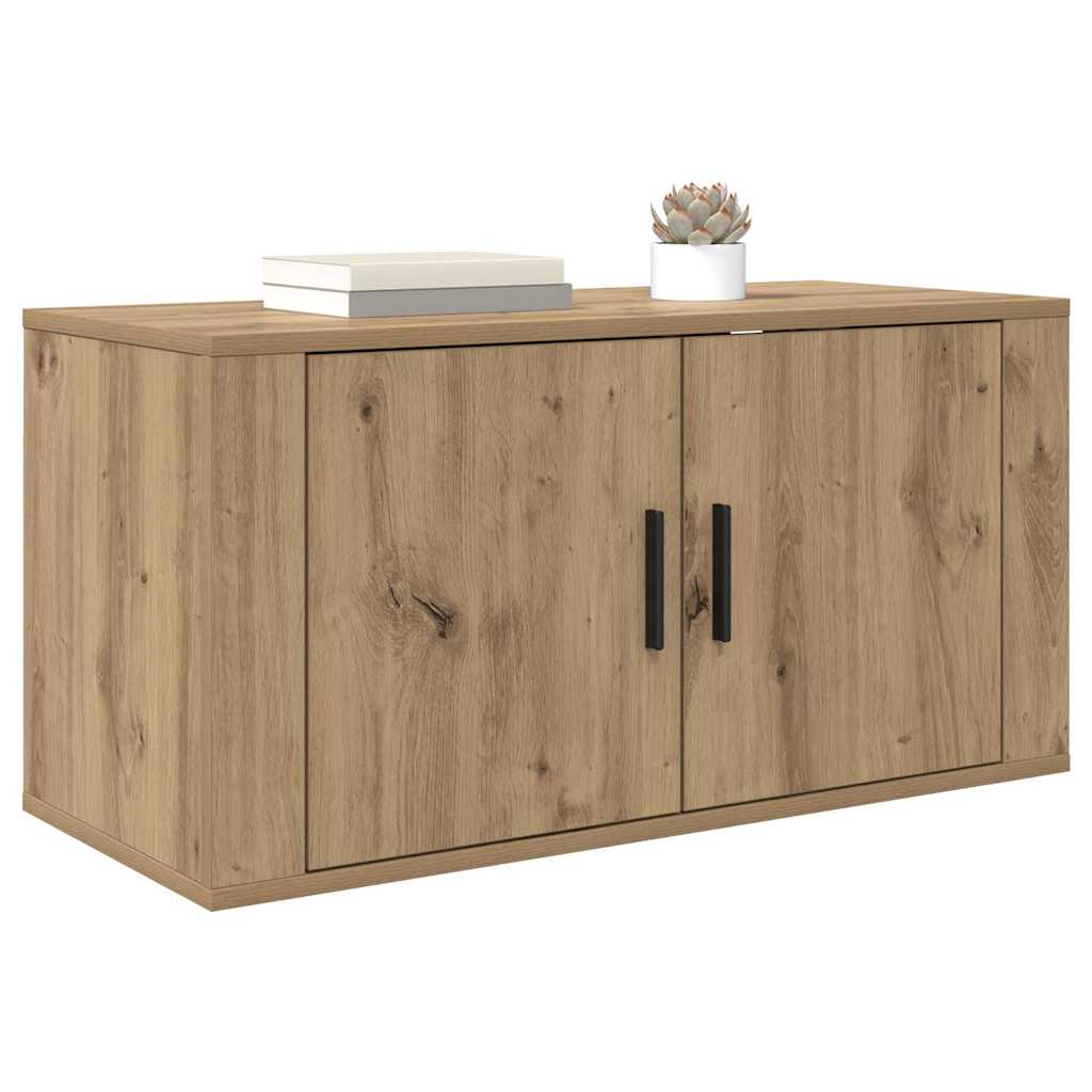 80 x 34.5 x 40 cm Artisan Oak Engineered Wood