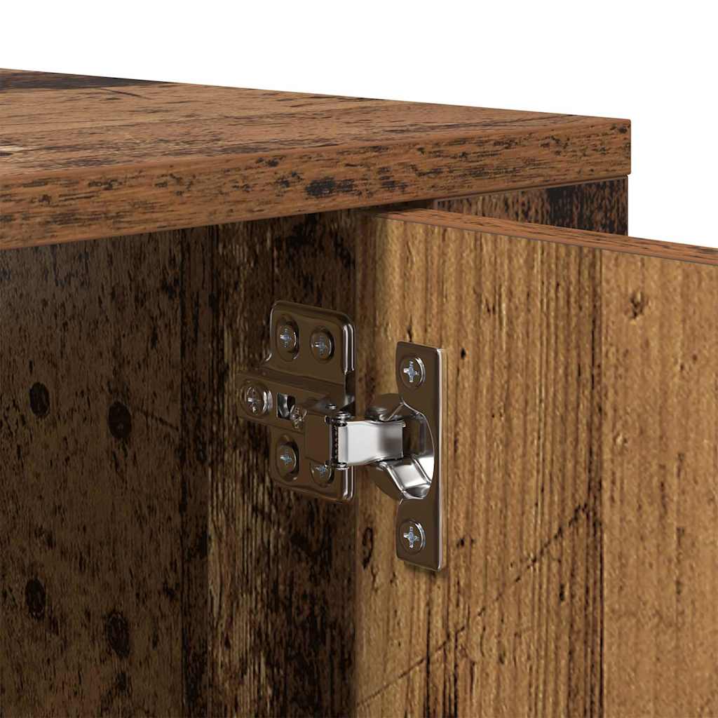 Wall Mounted TV Cabinet Old Wood 100 x 34.5 x 40 cm
