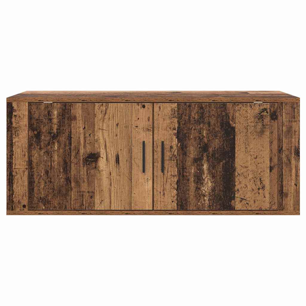 Wall Mounted TV Cabinet Old Wood 100 x 34.5 x 40 cm